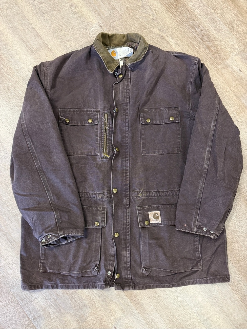 Vintage Carhartt Blanket Lined Coat PB2373 XL Tall